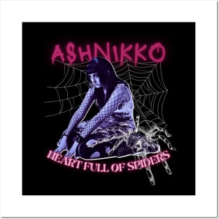 Ashnikko Weedkiller Heart Full of Spiders Posters and Art